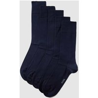 MCNEAL Socken mit elastischem Rippenbündchen im 5er-Pack in Marine, Größe 47/49 von MCNEAL