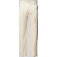 MCNEAL Stoffhose aus Leinenmix in Offwhite, Größe 94 von MCNEAL