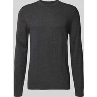 MCNEAL Strickpullover mit Kaschmir-Anteil in Dunkelgrau Melange, Größe XXXL von MCNEAL