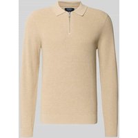 MCNEAL Strickpullover mit Reverskragen in Sand Melange, Größe XXL MCNEAL Strickpullover mit Reverskragen in Sand Melange, Größe XXL von MCNEAL