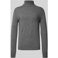MCNEAL Strickpullover mit Rollkragen in Graphit Melange, Größe L von MCNEAL