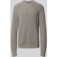 MCNEAL Strickpullover mit Rundhalsausschnitt in Graphit Melange, Größe XXL von MCNEAL