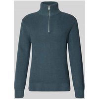 MCNEAL Strickpullover mit Troyer-Kragen in Anthrazit, Größe XXL von MCNEAL