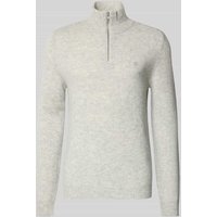 MCNEAL Strickpullover aus Lammwolle in Mittelgrau Melange, Größe XL von MCNEAL