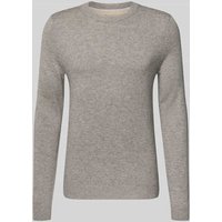 MCNEAL Strickpullover mit gerippten Abschlüssen in Graphit Melange, Größe XXXL von MCNEAL