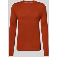 MCNEAL Strickpullover aus Woll-Mix mit Kaschmir-Anteil in Kupfer Melange, Größe XXL von MCNEAL