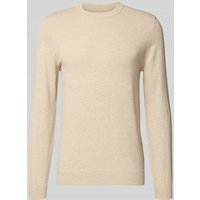 MCNEAL Strickpullover mit Kaschmir-Anteil in Sand Melange, Größe XXL von MCNEAL