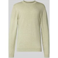 MCNEAL Strickpullover mit gerippten Abschlüssen in Schilf Melange, Größe XL von MCNEAL