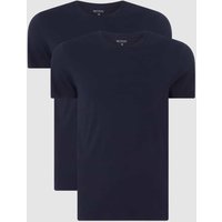 MCNEAL T-Shirt aus Baumwolle im 2er-Pack in Marine, Größe L von MCNEAL