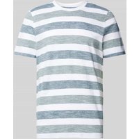 MCNEAL T-Shirt mit Streifenmuster in Weiss, Größe S von MCNEAL