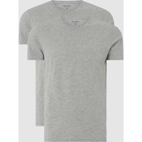 MCNEAL T-Shirt mit Viskose-Anteil im 2er-Pack in Hellgrau Melange, Größe XXL MCNEAL T-Shirt mit Viskose-Anteil im 2er-Pack in Hellgrau Melange, Größe XXL von MCNEAL