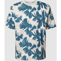 MCNEAL T-Shirt mit floralem Allover-Print in Petrol, Größe XL von MCNEAL