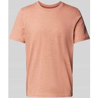 MCNEAL T-Shirt mit geripptem Rundhalsausschnitt in Terra, Größe XXL von MCNEAL
