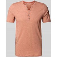 MCNEAL T-Shirt mit kurzer Knopfleiste in Terra, Größe XXL von MCNEAL