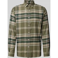 MCNEAL Tailored Fit Freizeithemd mit Button-Down-Kragen in Khaki, Größe S von MCNEAL