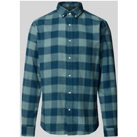 MCNEAL Tailored Fit Freizeithemd mit Button-Down-Kragen in Petrol, Größe M von MCNEAL