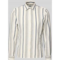 MCNEAL Tailored Fit Freizeithemd mit Kentkragen in Dunkelblau, Größe XXXL von MCNEAL