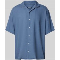 MCNEAL Tailored Fit Freizeithemd mit Reverskragen in Jeansblau, Größe M von MCNEAL