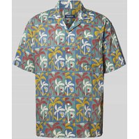 MCNEAL Tailored Fit Freizeithemd mit Reverskragen in Jeansblau, Größe S von MCNEAL