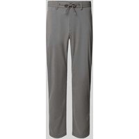 MCNEAL Tapered Fit Stoffhose mit Tunnelzug in Mittelgrau Melange, Größe XL von MCNEAL