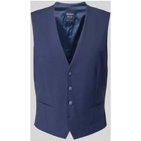 MCNEAL Slim Fit Weste mit Paspeltaschen in Marine, Größe 48 von MCNEAL