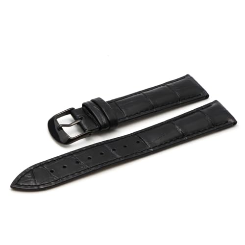 MCNVNEFSAW Armband 18mm 20m 22mm Uhrenarmband 24mm Echtlederarmband Armbanduhr Damenarmband Uhrenarmband(Black BK,14mm) von MCNVNEFSAW