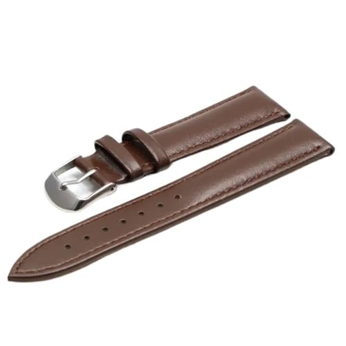 MCNVNEFSAW Braunes Lederarmband mit Roségold-Verschlussarmband 18 mm 20 Uhrenarmband 22 for alle Uhren Uhrenarmband(Brown S2,20mm) von MCNVNEFSAW