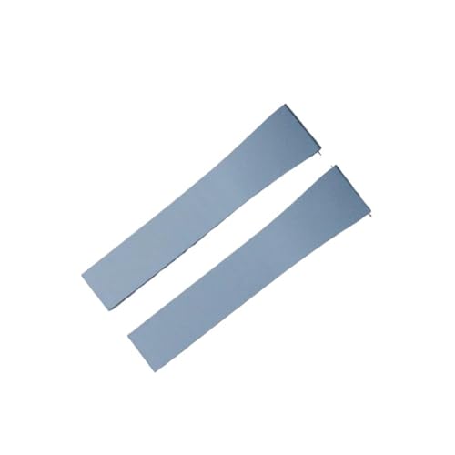 MCNVNEFSAW Uhrenarmband 18 19 20 21 22 mm Schnellverschluss-Schmetterlingsschnalle Uhrenarmbänder Armband for Zuschneiden Verschluss(Blue,19MM_BLACK BUCKLE) von MCNVNEFSAW