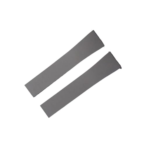 MCNVNEFSAW Uhrenarmband 18 19 20 21 22 mm Schnellverschluss-Schmetterlingsschnalle Uhrenarmbänder Armband for Zuschneiden Verschluss(Grey,19MM_BLACK BUCKLE) von MCNVNEFSAW
