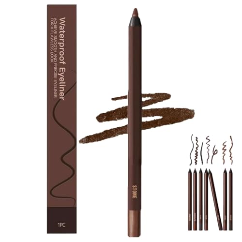 24 Stunden wasserfester Eyeliner, pflaumenfarben, doppelseitig, anspitzbarer Eyeliner mit hoher Pigmentierung und langanhaltender Farbe, perfekt für den täglichen Gebrauch von MCNZNJONV