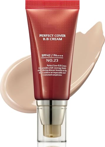 Getönte BB-Creme, deckende, leichte, matte Foundation mit LSF 42, makelloser, langanhaltender Concealer für einen strahlenden Teint und ein taufrisches, leichtes Finish von MCNZNJONV