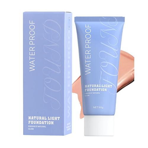 Matte, ölregulierende Concealer-Foundation, lang anhaltender, ölregulierender Concealer, wasserfeste Flüssig-Foundation für ein natürlich strahlendes Finish, geeignet für fettige bis normale Haut von MCNZNJONV