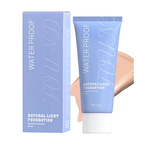 Matte, ölregulierende Concealer-Foundation, lang anhaltender, ölregulierender Concealer, wasserfeste Flüssig-Foundation für ein natürlich strahlendes Finish, geeignet für fettige bis normale Haut von MCNZNJONV