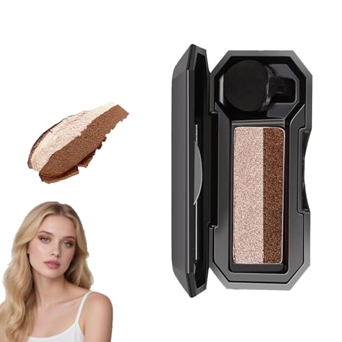 Perfekte Duo-Lidschattenpalette: Matt, perlmuttartig, metallisch, wasserfest, langanhaltend, gleichmäßig aufzutragen, hochpigmentiert und gut verblendbar von MCNZNJONV