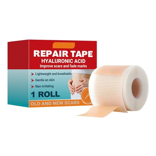 Silikon-Narbenpflasterrolle, wiederverwendbare Silikon-Narbenpflaster für Frauen, sichtbare Verbesserung von Keloid- und Kaiserschnittnarben, für alle Hauttypen geeignet von MCNZNJONV