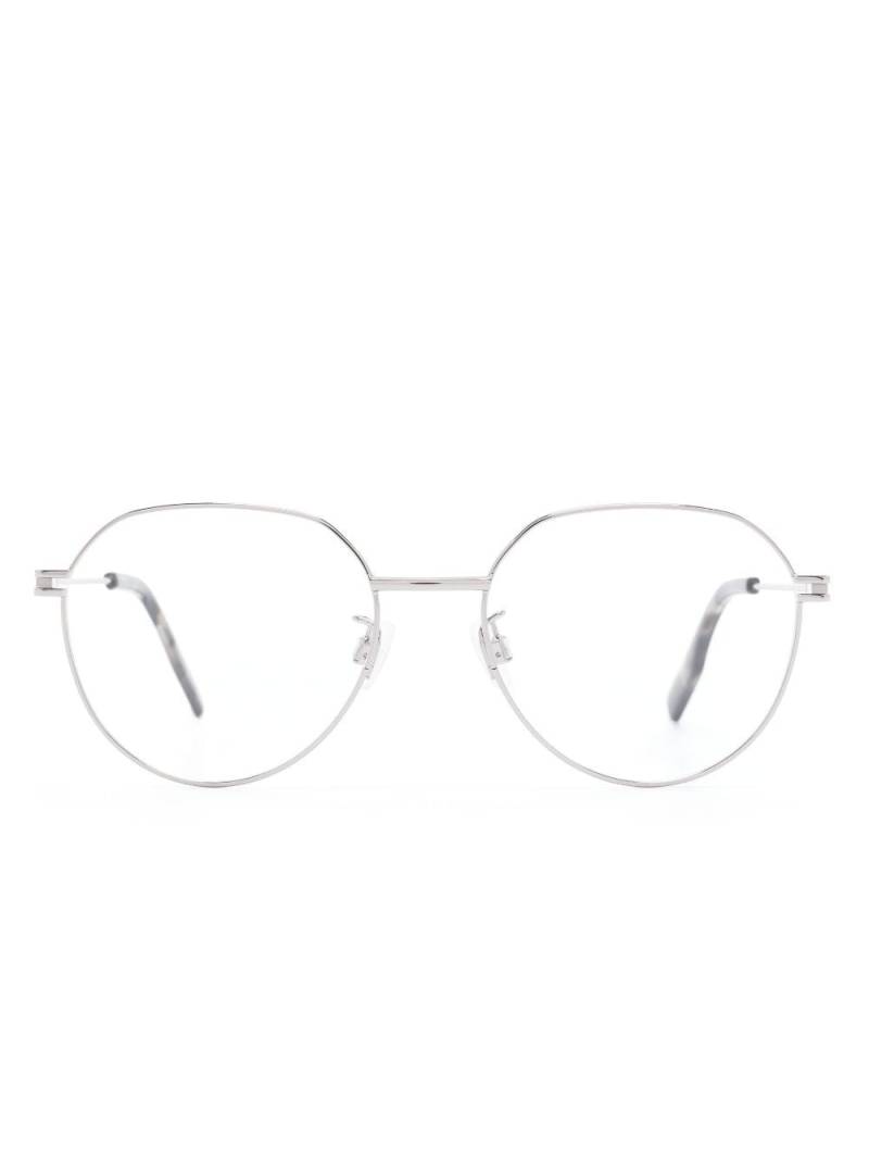 MCQ Brille mit rundem Gestell - Silber von MCQ