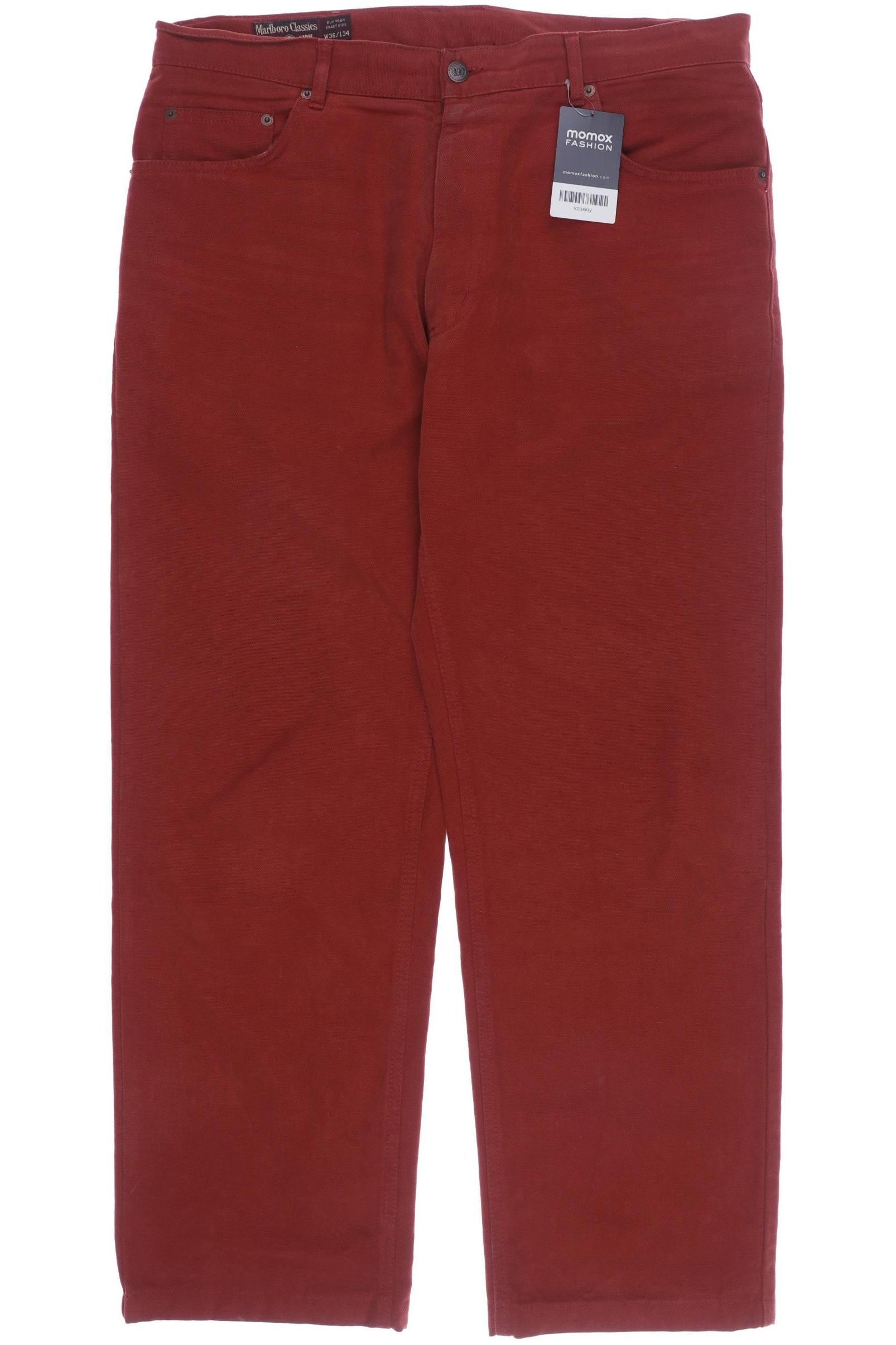 MCS Marlboro Classics Herren Jeans, rot von MCS Marlboro Classics