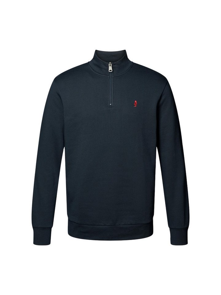 MCS Rundhalspullover MCS sweatshirt with half-zip MCClement von MCS