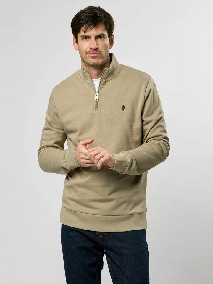 MCS Strickpullover MCS sweatshirt with half-zip Clement von MCS
