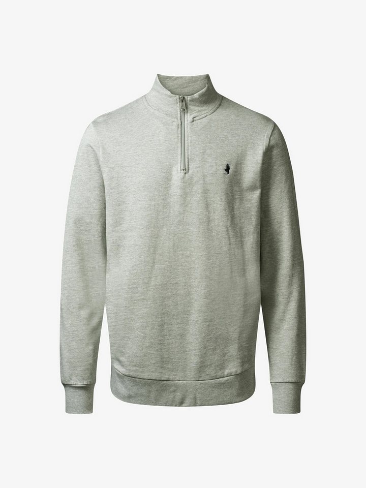 MCS Strickpullover MCS sweatshirt with half-zip Clement von MCS