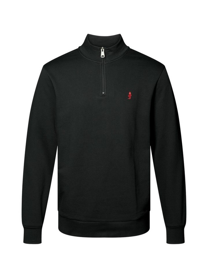 MCS Strickpullover MCS sweatshirt with half-zip Clement von MCS