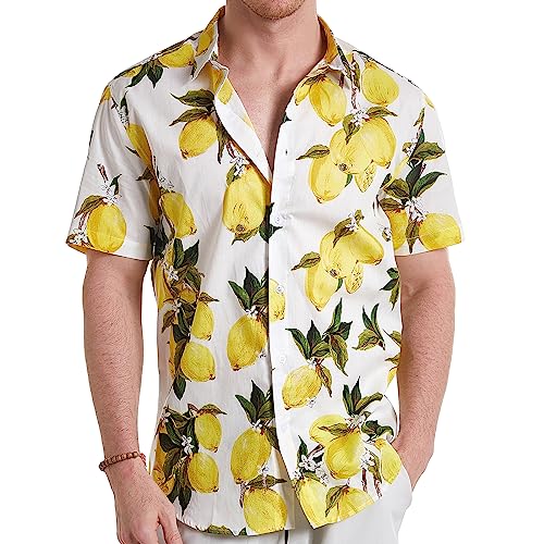 MCULIVOD Herren Hemd, kurzärmelig, mit Knopfleiste, Hawaiianische Ananasshemd - - X-Groß MCULIVOD Herren Hemd, kurzärmelig, mit Knopfleiste, Hawaiianische Ananasshemd - - X-Groß von MCULIVOD