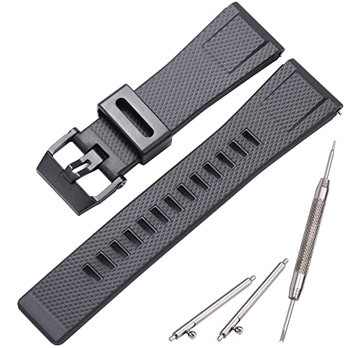 MCXGL Harz Armband Kompatibel mit Caiso G-Shock GA-2000 PRG-600 650 PRW-6600 Herren Gummi Sport Wasserdicht 24mm Armband Uhrenarmband Zubehör von MCXGL
