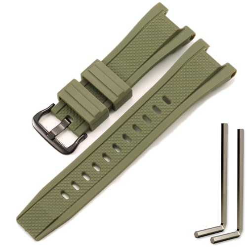 MCXGL Harz Ersatz Armband Kompatibel mit Casio Gshock GST-210 GST-W110 GST-W100 GST-S110 GST-S100 GST-B100 GST-S300 Uhrenarmband von MCXGL