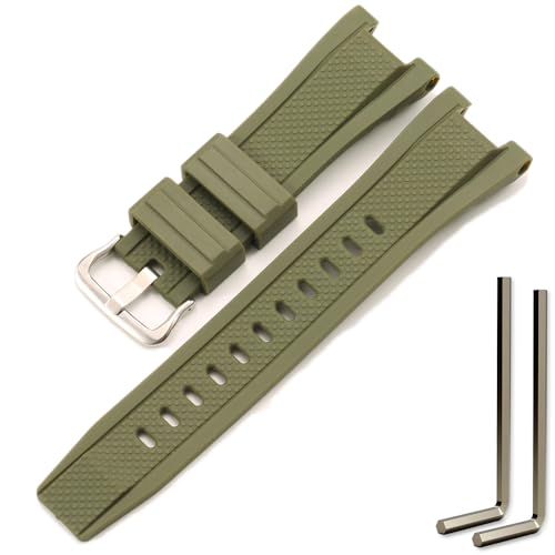 MCXGL Harz Ersatz Armband Kompatibel mit Casio Gshock GST-210 GST-W110 GST-W100 GST-S110 GST-S100 GST-B100 GST-S300 Uhrenarmband von MCXGL