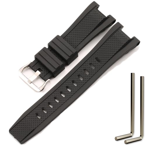 MCXGL Harz Ersatz Armband Kompatibel mit Casio Gshock GST-210 GST-W110 GST-W100 GST-S110 GST-S100 GST-B100 GST-S300 Uhrenarmband von MCXGL
