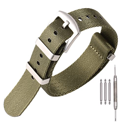 MCXGL Military Premium Nylon Strap Ersatz Uhrenarmband für Männer Frauen Armband Bracelet 20mm von MCXGL