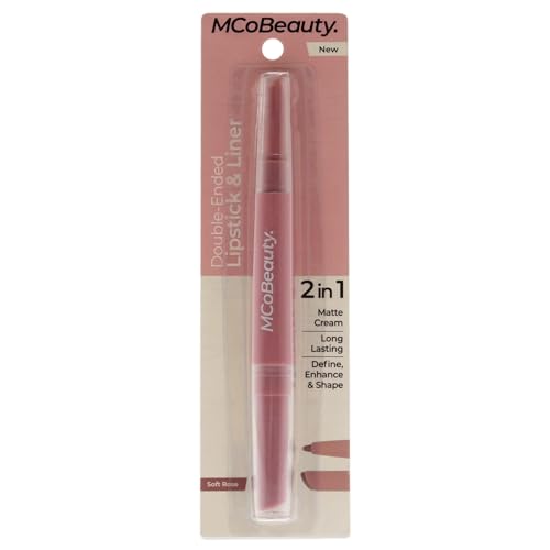 MCoBeauty ; Double-Ended Lipstick and Liner - Soft Rose For Women 0.115 oz Lipstick von MCoBeauty