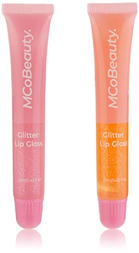 MCoBeauty ; Oh Sweetie Best Friends Break Apart Glitter Lip Gloss For Women 2 x 0.439 oz Lip Gloss Mint, Mango von MCoBeauty