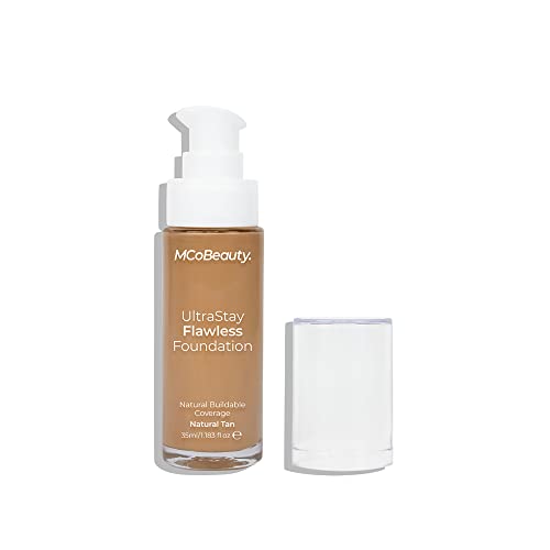 MCoBeauty ; UltraStay Flawless Foundation - Natural Tan For Women 1.18 oz Foundation von MCoBeauty